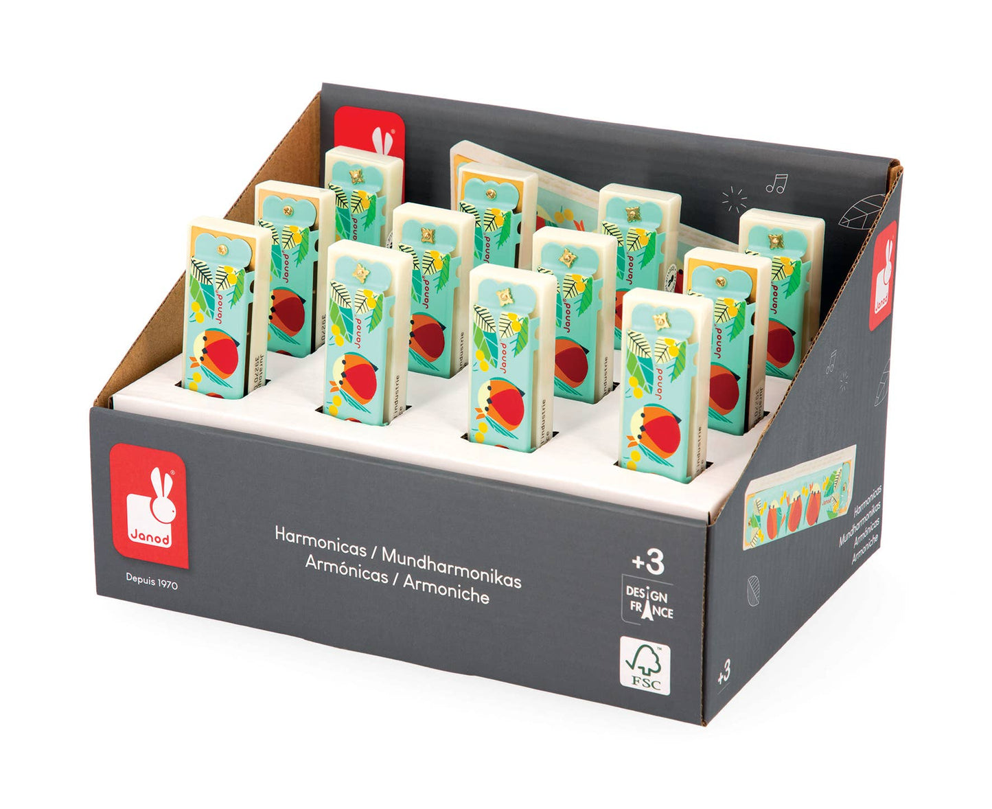 Musical Forest Harmonica Display x12