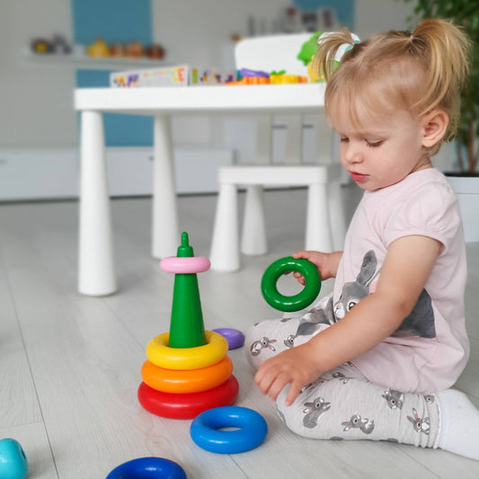 Educational toy "Pyramid" LUX in a box, Tigres