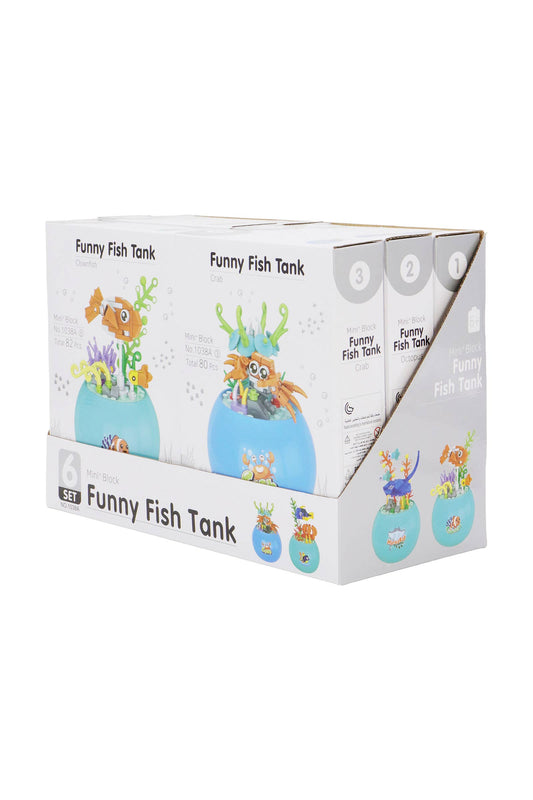 Marine Life Fishbowl Diy Building Block - 6 Pcs