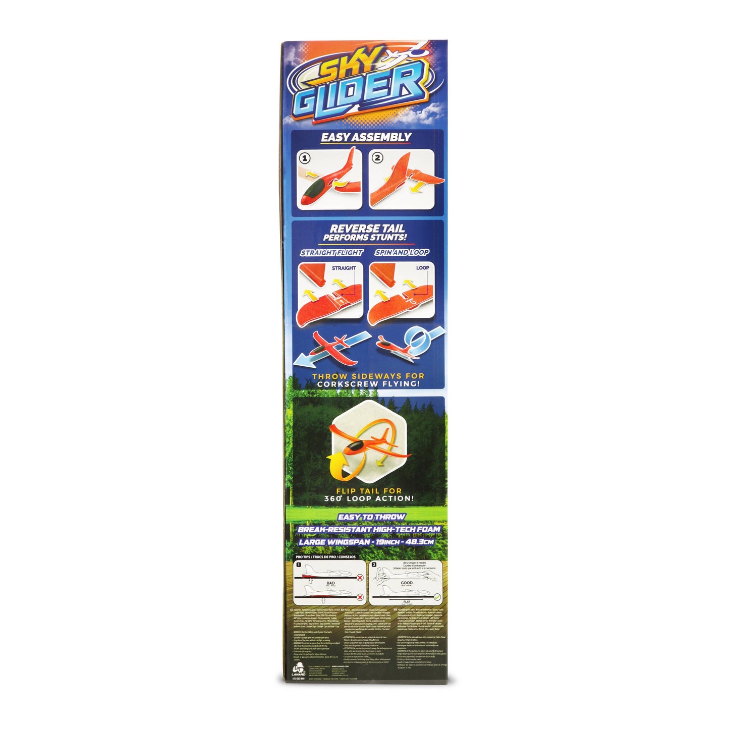 Sky Glider, Stunt Glider, Hand Launch Up To 75 Feet