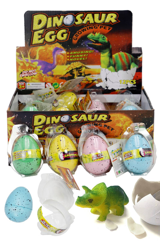 Pastel Dino Egg Water Growing Hatching Toy