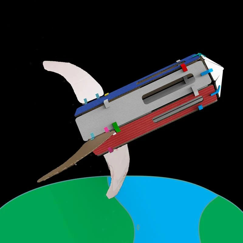 3Dux Design Architecture Set Rocket Ship