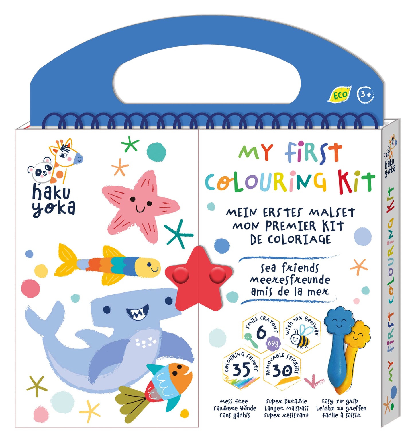 Haku Yoka - FULL Display My First Coloring Kit Assorted