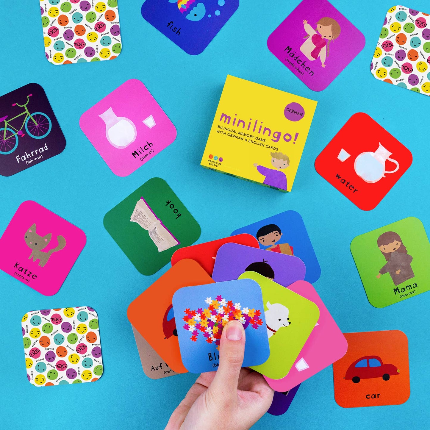 Minilingo German/English Bilingual Flashcards for Kids