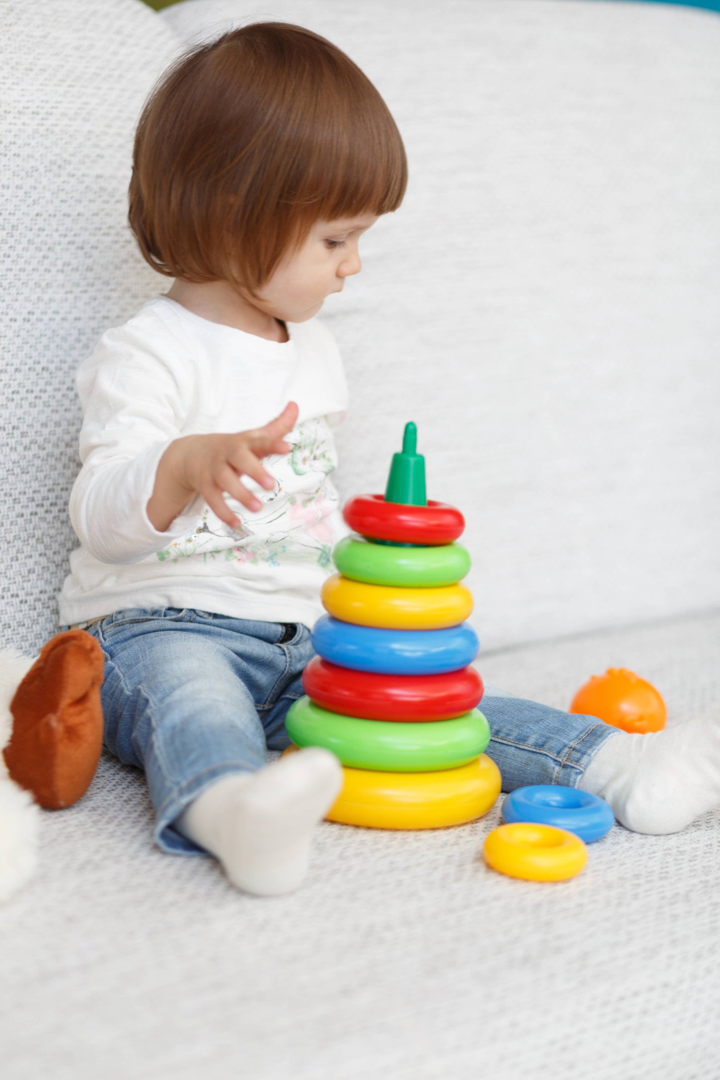 Educational toy "Pyramid" LUX in a box, Tigres