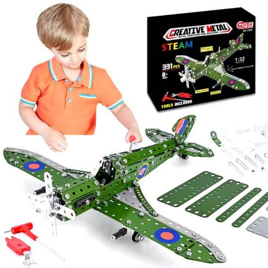 STEAM Learning - NO.1304 - 331PC 1:32 Scale Fighter Plane