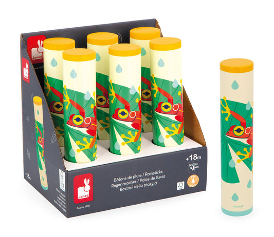 Musical Forest Rainstick Display x6