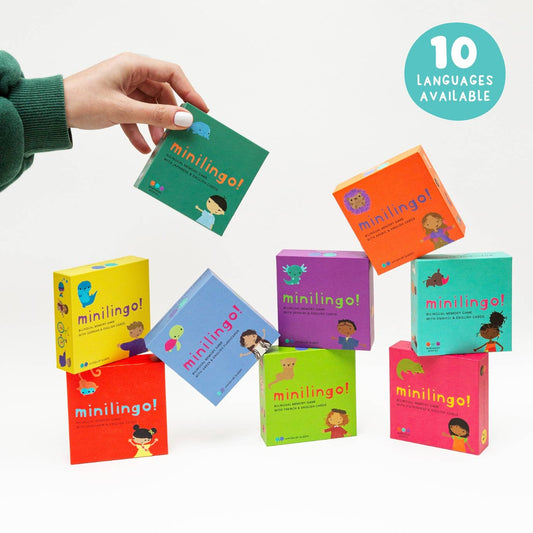 Minilingo Spanish/English Bilingual Flashcards for Kids