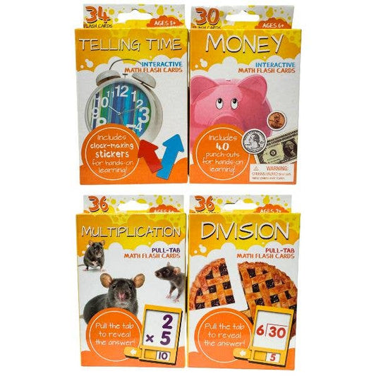 STEM Learning Flash Cards - The Math Series - 30 to 36 Count