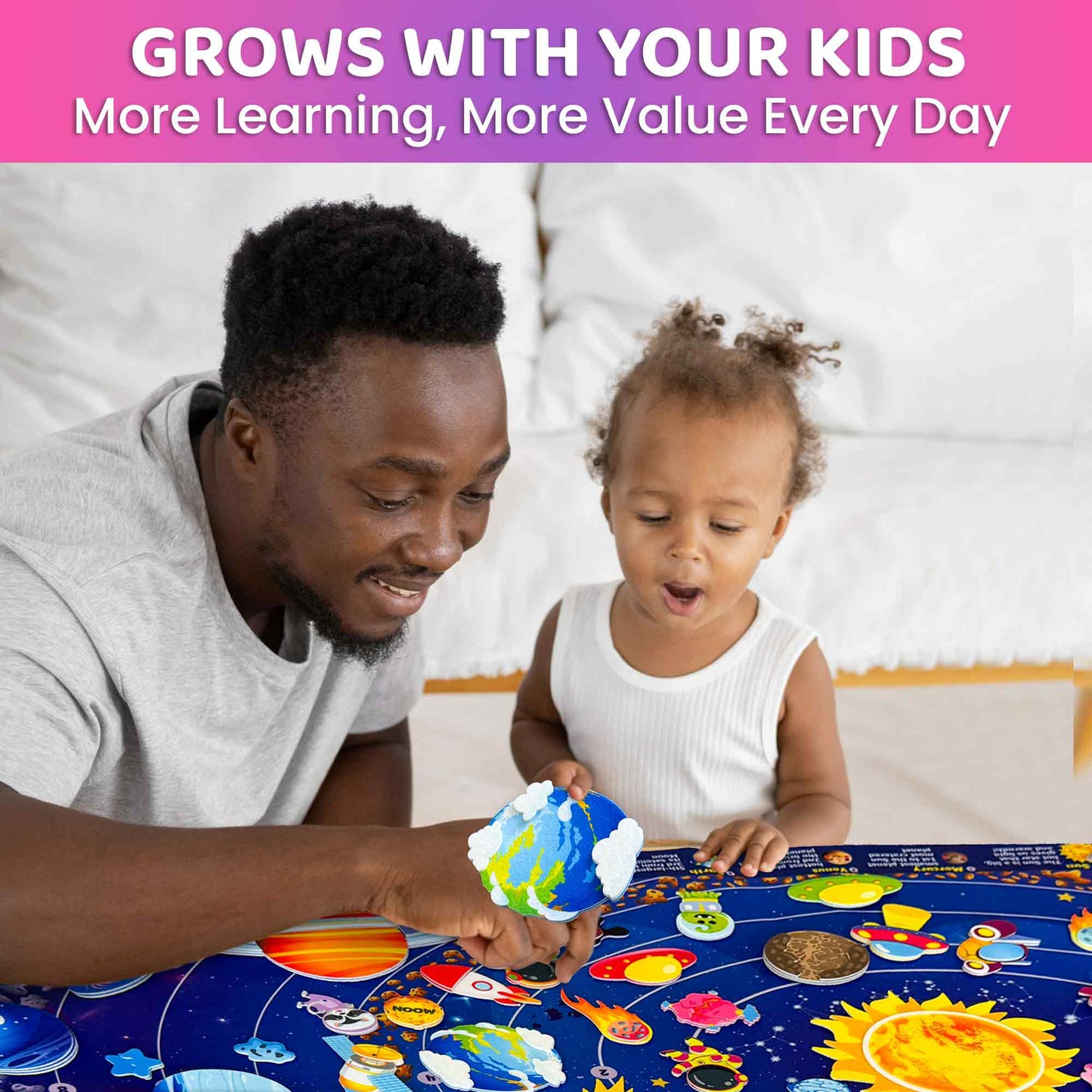 Space Felt Board for Kids | Educational Flannel Toy