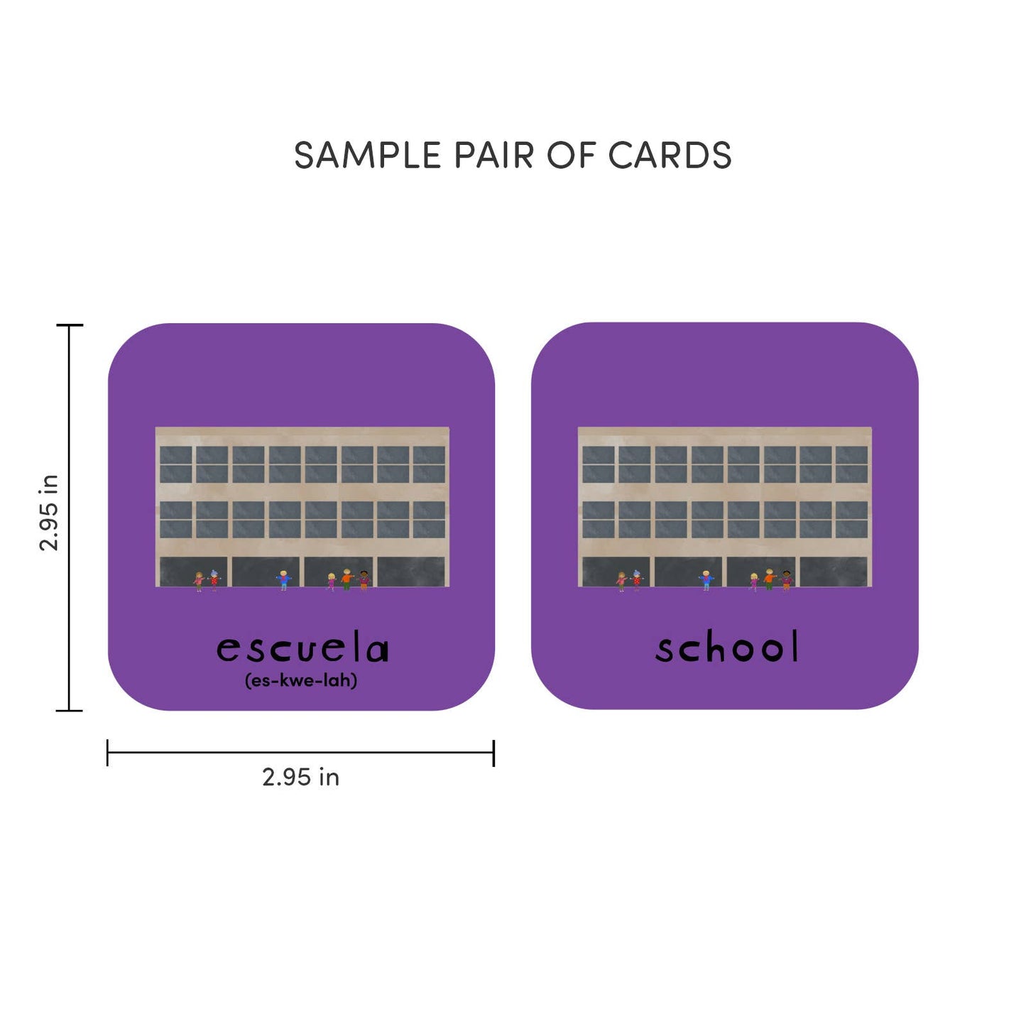 Minilingo Spanish/English Bilingual Flashcards for Kids