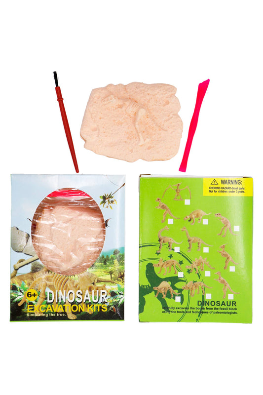 Kids Dinosaurs Fossil Excavation Tool Kit