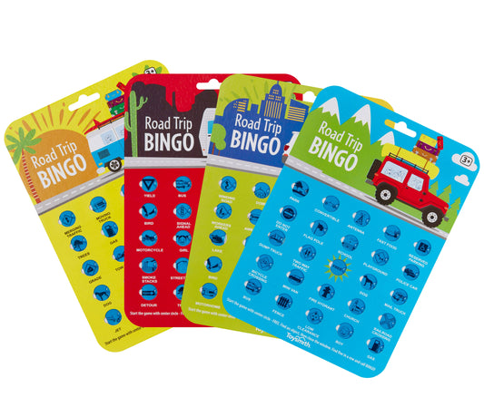 On the Way Games Road Trip Bingo, Travel Game