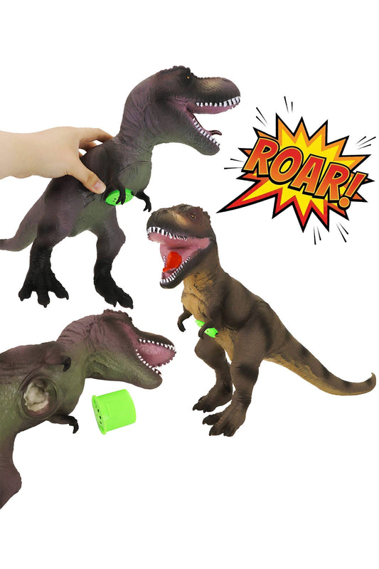 BIG T-Rex Dinosaur Roaring Electronic Sound Toy - 12.5 Inch