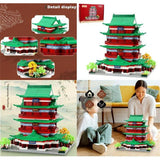 Klemi STEM Toys -CTR- The Pavilion Building Block Set - Huge