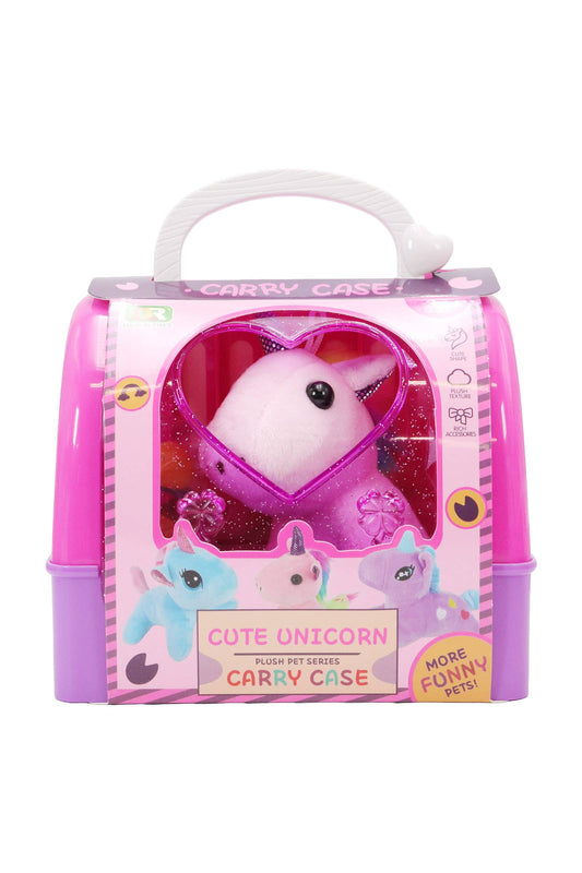 Unicorn Pony Stuffed Toy Kennel Carry Bag