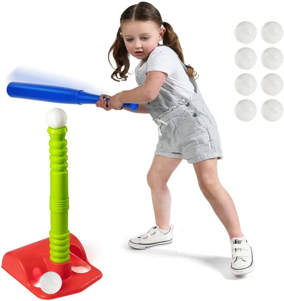 T Ball Set for Kids Ages 3-5 with 20" Batting Tee