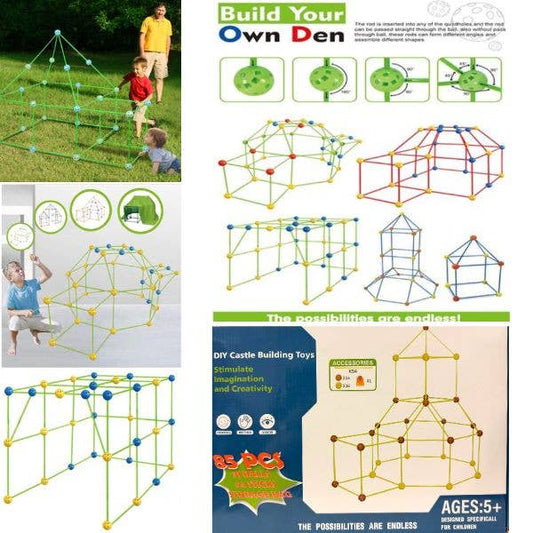 The Castle Build - 85PC Fort/Castle Building Set - #HY1085