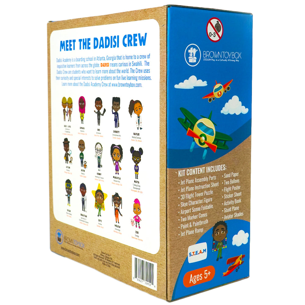 Brown Toy Box Dadisi Academy Skye/Aviation STEAM Kit