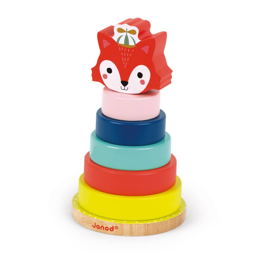 Baby Forest | Fox Stacker | Early learning toy ages 12month+