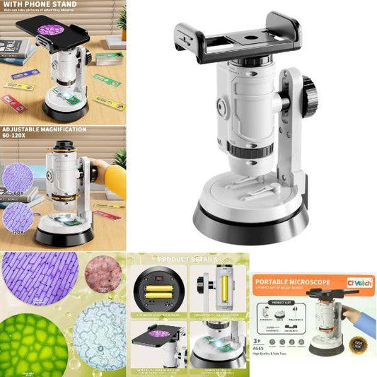 Portable Microscope - CiVetch STEM Science - Batteries Not
