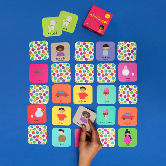 Minilingo Vietnamese/English Bilingual Flashcards for Kids