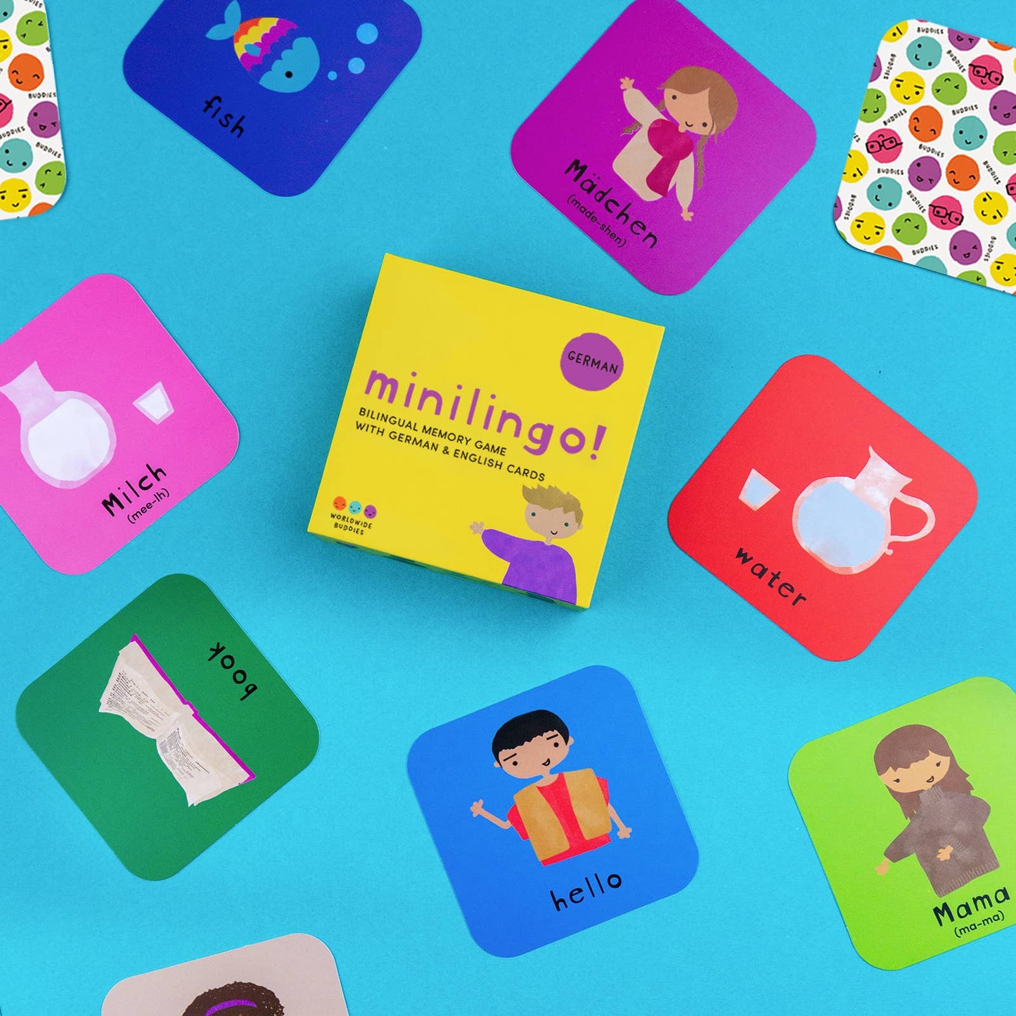 Minilingo German/English Bilingual Flashcards for Kids