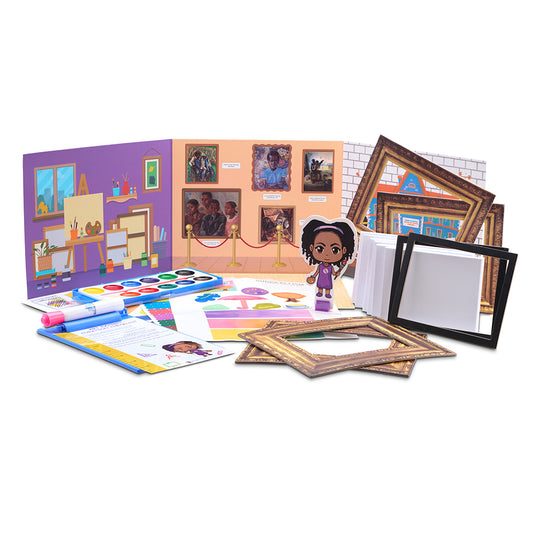 Makayla Museum Arts Bundle | STEM| STEM Learning Kits | Brown Toy Box