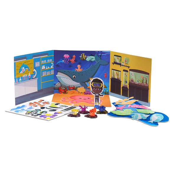 Oscar Underwater World Puzzle 3 foot Puzzle - Brown Toy Box