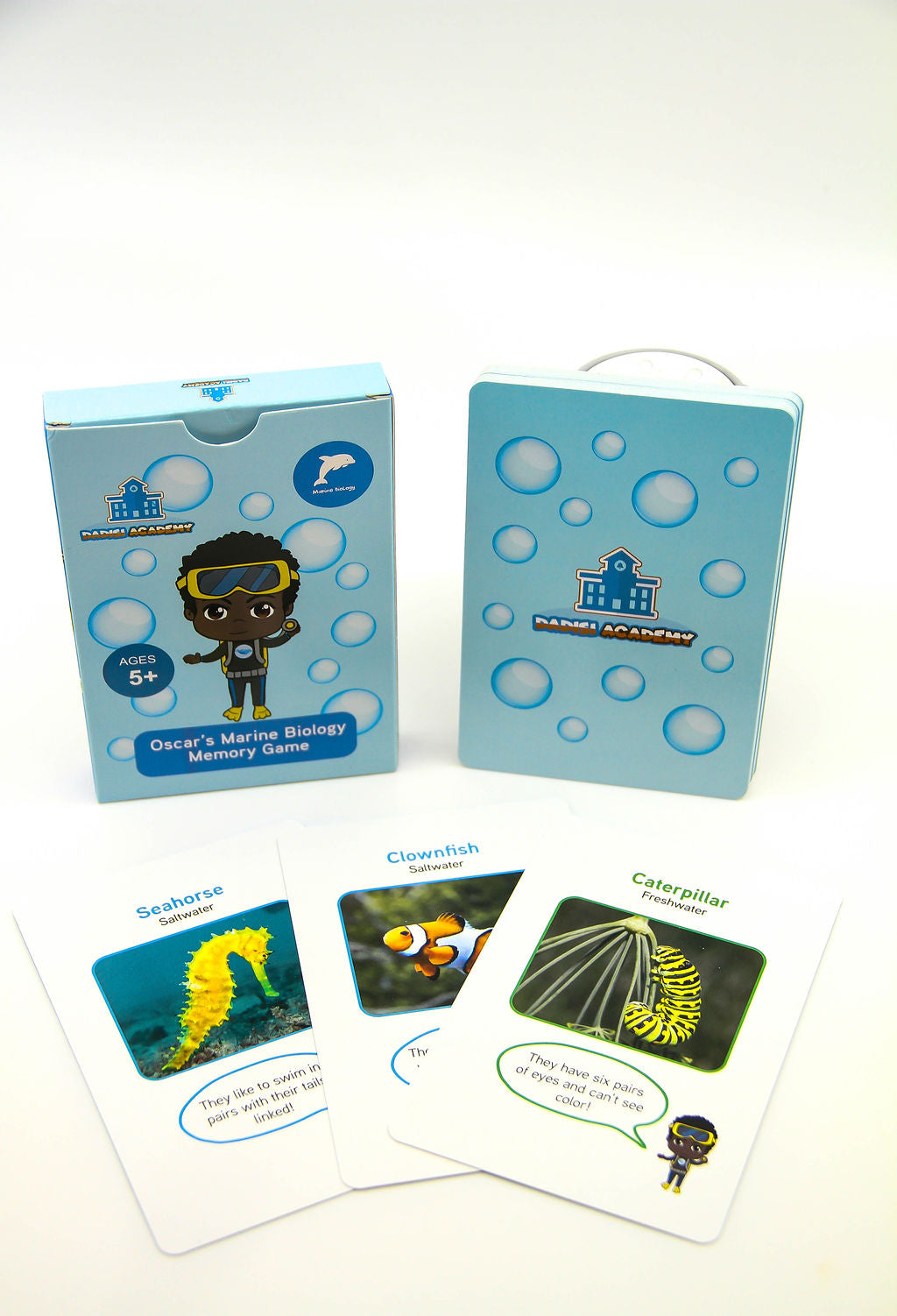 Oscar's Marine Biology Memory Game | STEM| Card Games