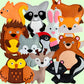Craft Kits for Kids - 12 Forest Animals Sewing Kit
