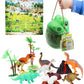 15-Piece Dinosaur Figures Play Set Jar - 8 Inch