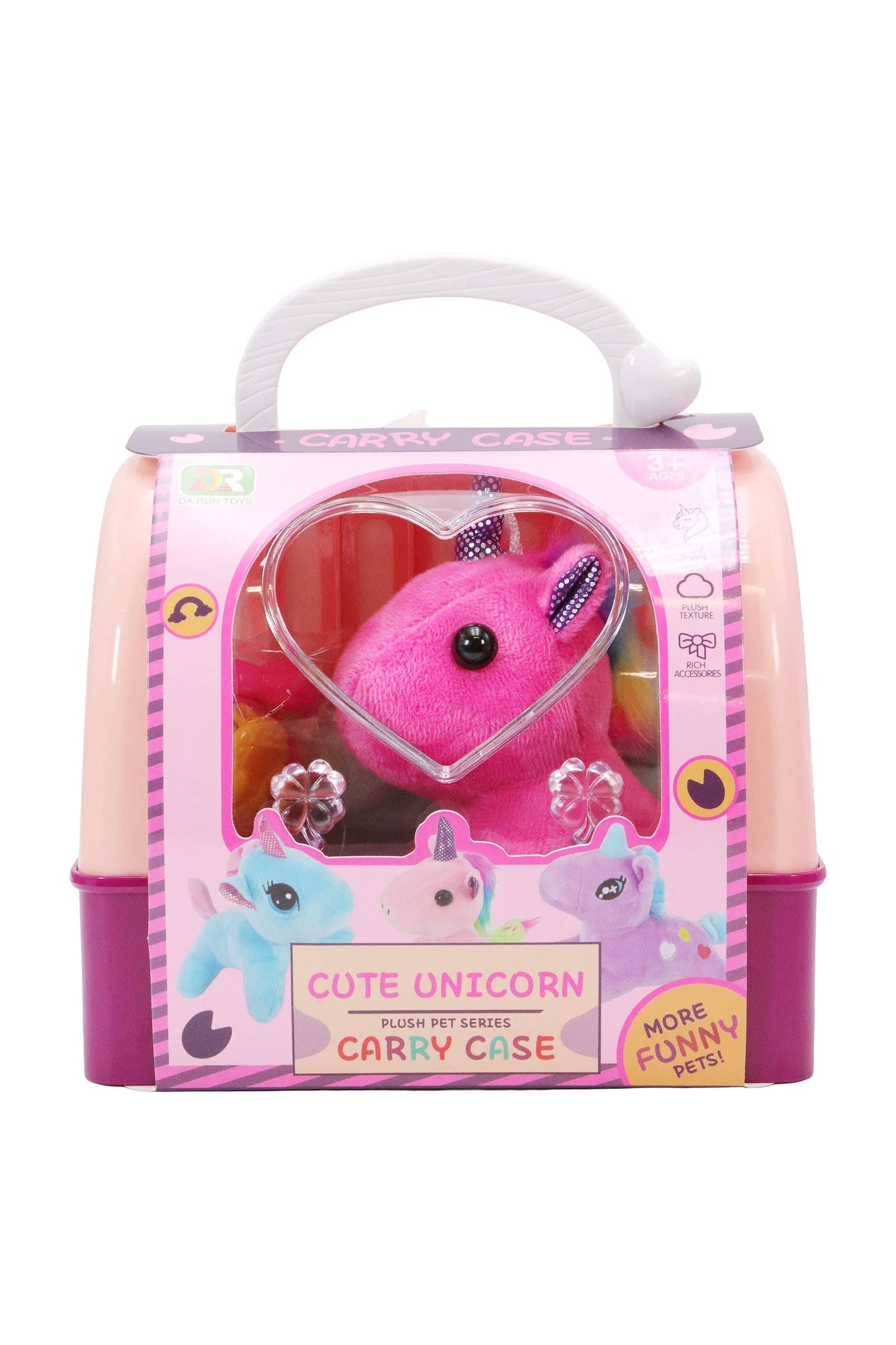 Unicorn Pony Stuffed Toy Kennel Carry Bag