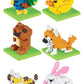 Animal Pals Diy Building Block Craft Kit - 12 Pcs