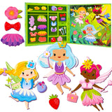 Magnetic Dress-Up Dolls for Kids| Fairy