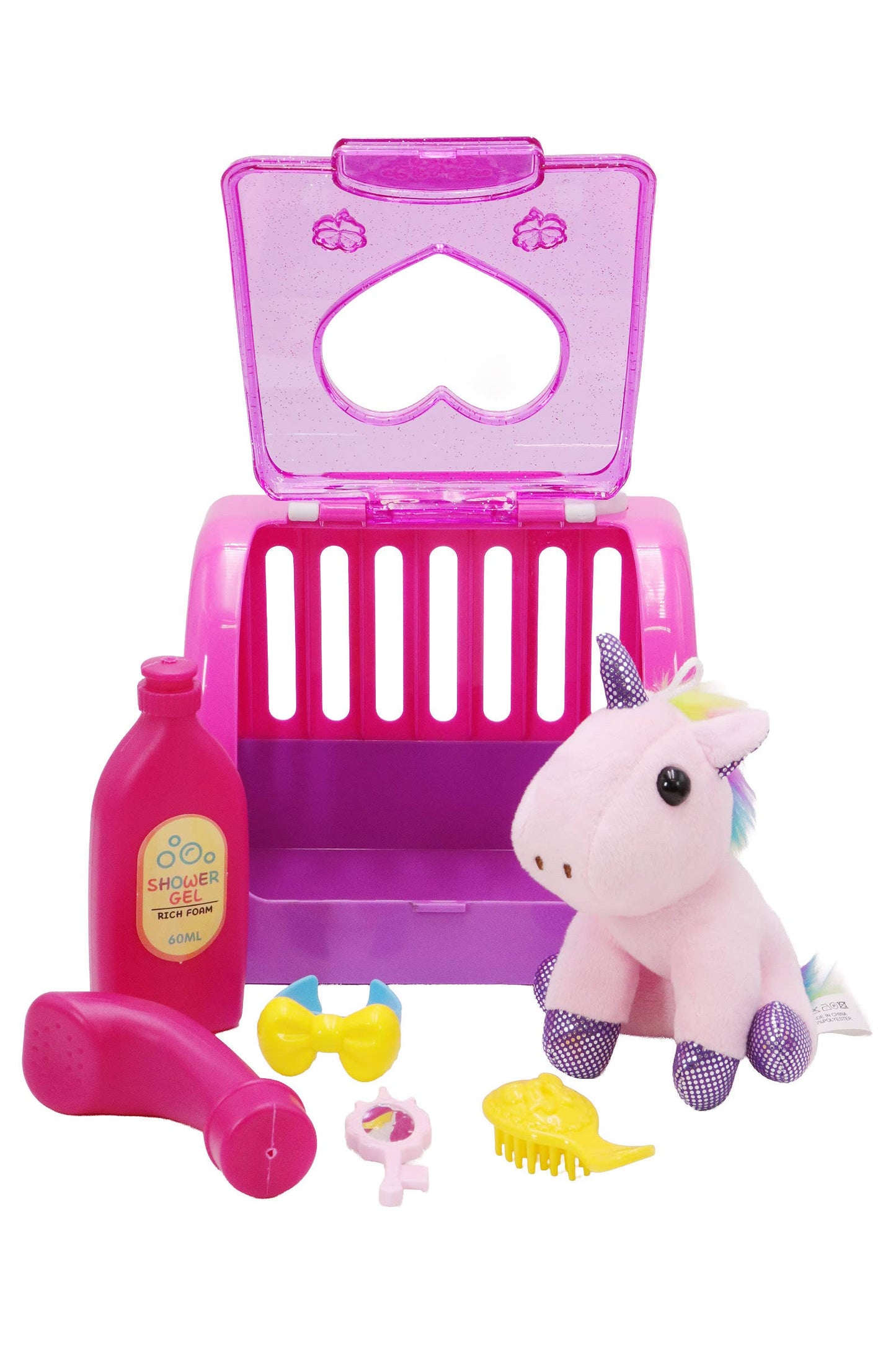 Unicorn Pony Stuffed Toy Kennel Carry Bag