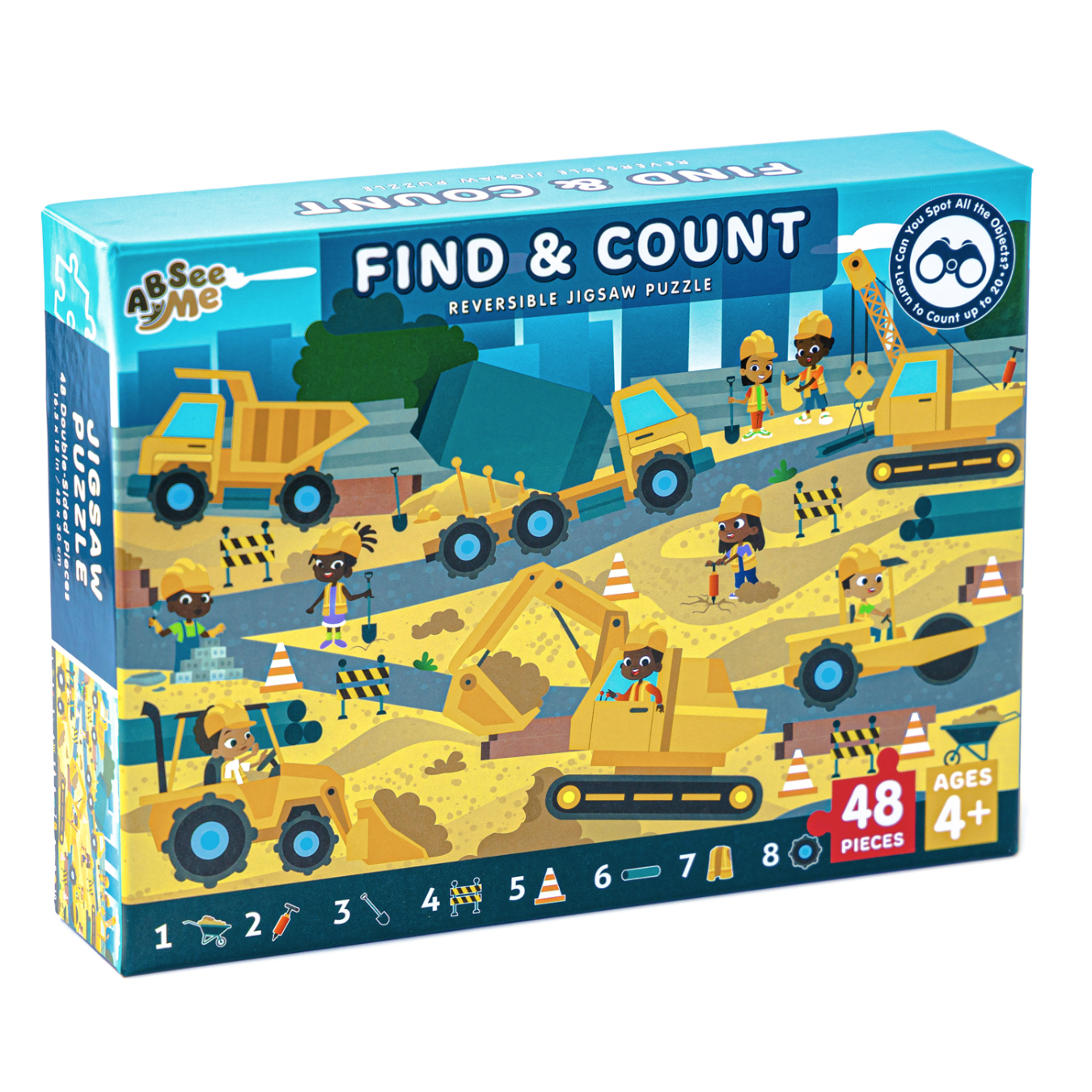 Construction Find & Count Puzzle