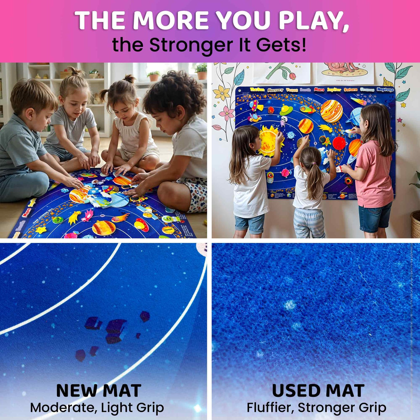 Space Felt Board for Kids | Educational Flannel Toy