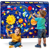 Space Felt Board for Kids | Educational Flannel Toy