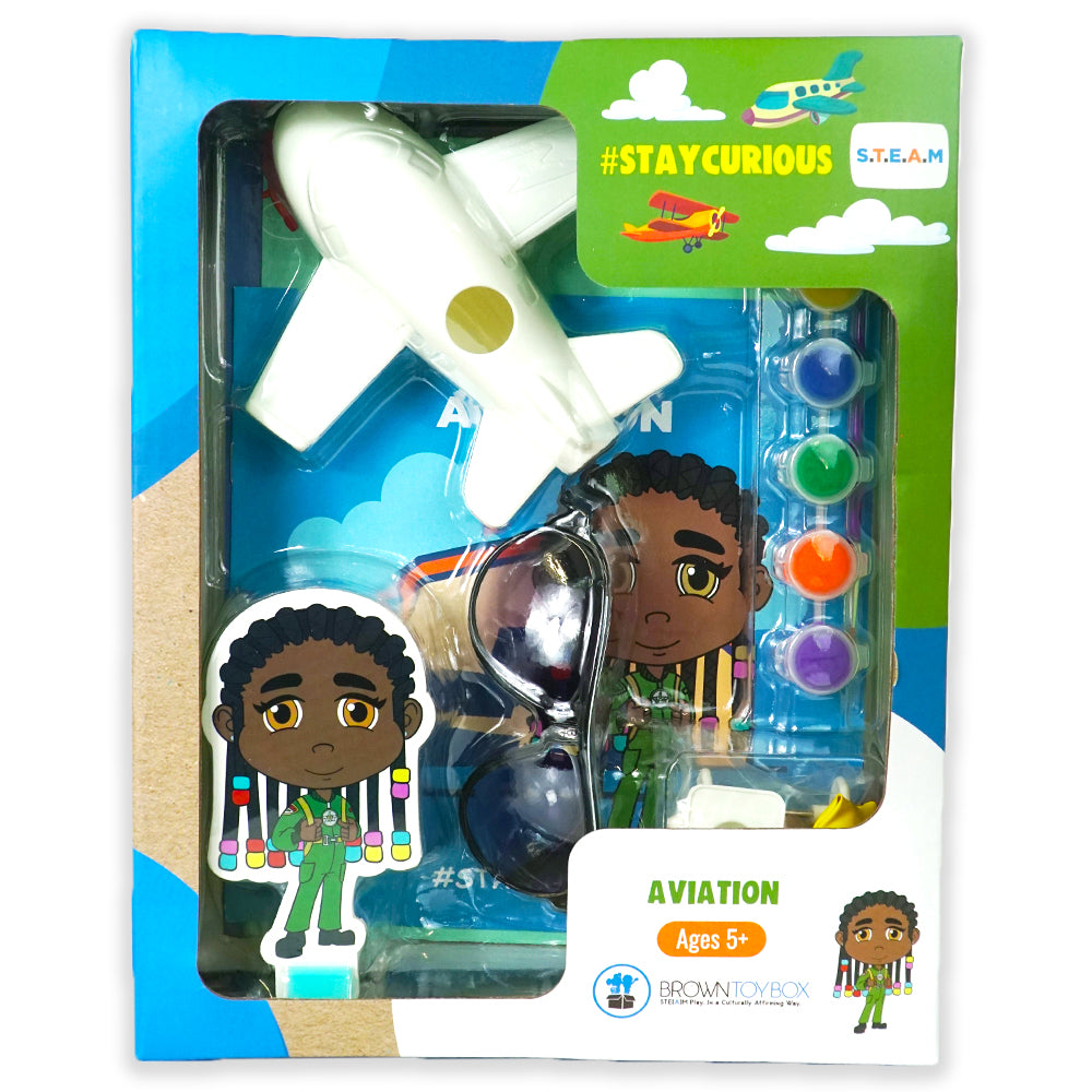 Brown Toy Box Dadisi Academy Skye/Aviation STEAM Kit