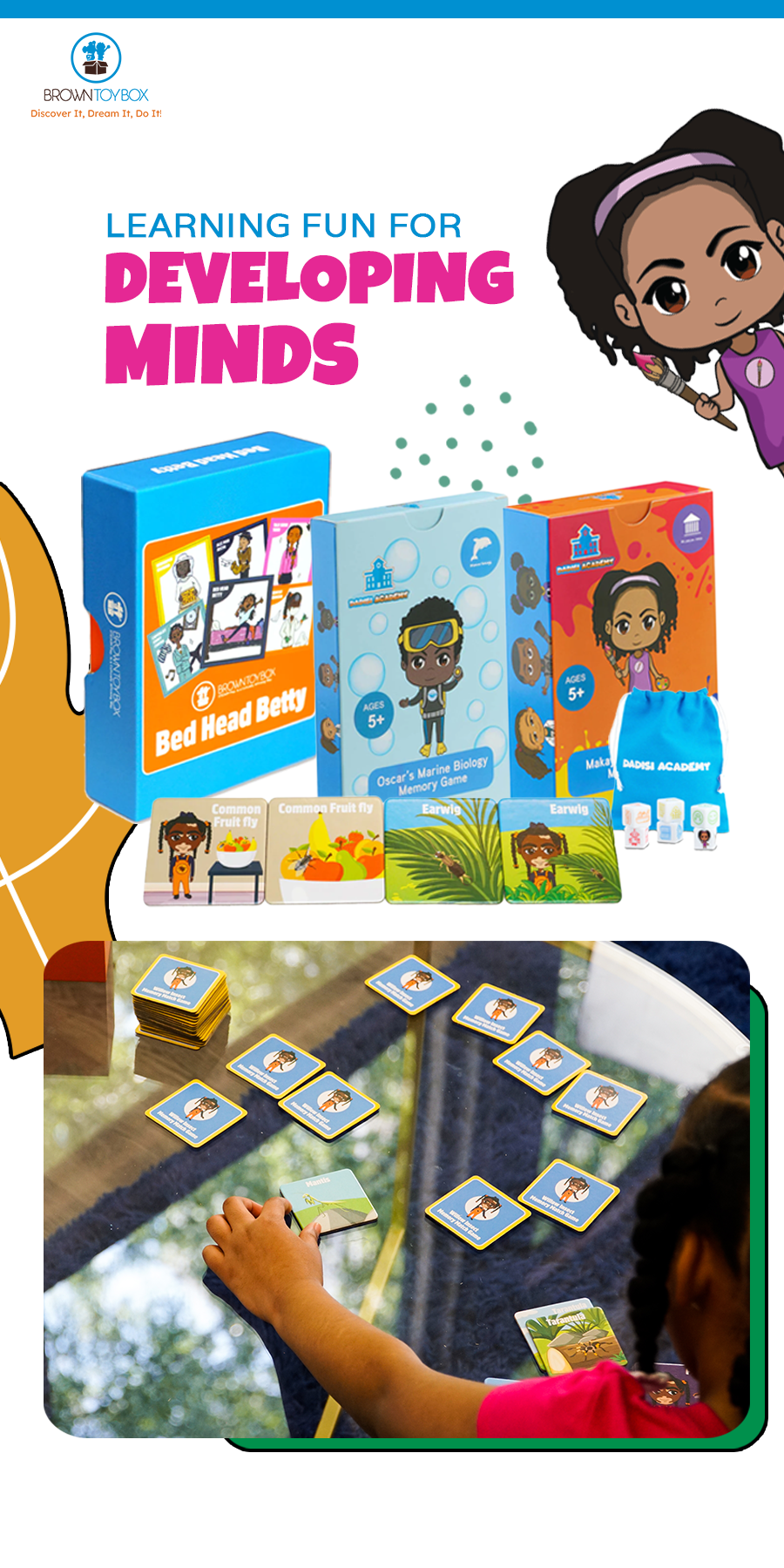 Brown toy hot sale box