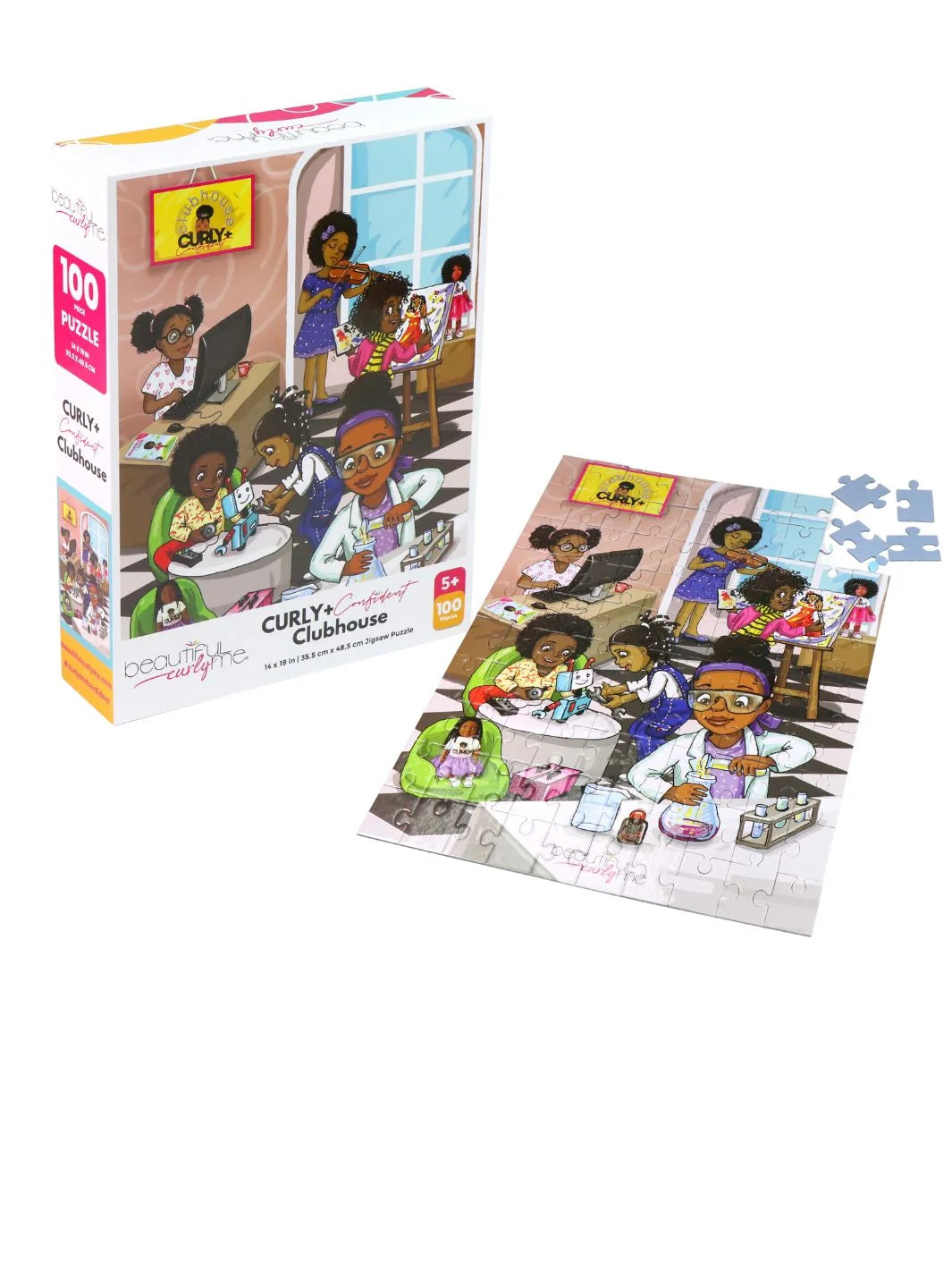 Beautiful Curly Me Curly + Confidence Clubhouse Jigsaw Puzzle
