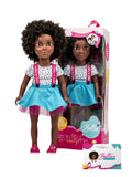 Beautiful Curly Me Bella 18-inch doll with natural curly hair