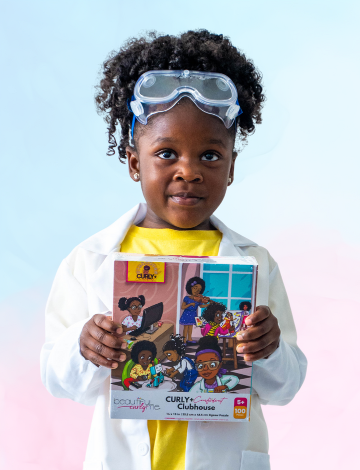 Beautiful Curly Me Curly + Confidence Clubhouse Jigsaw Puzzle