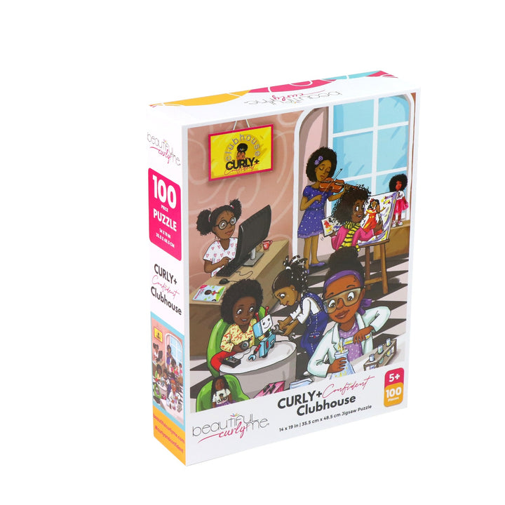 Beautiful Curly Me Curly + Confidence Clubhouse Jigsaw Puzzle
