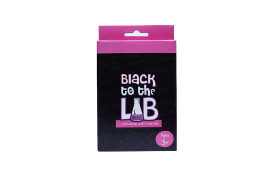 Black to the Lab – Cosmetic Chemistry Vocabulary Cards