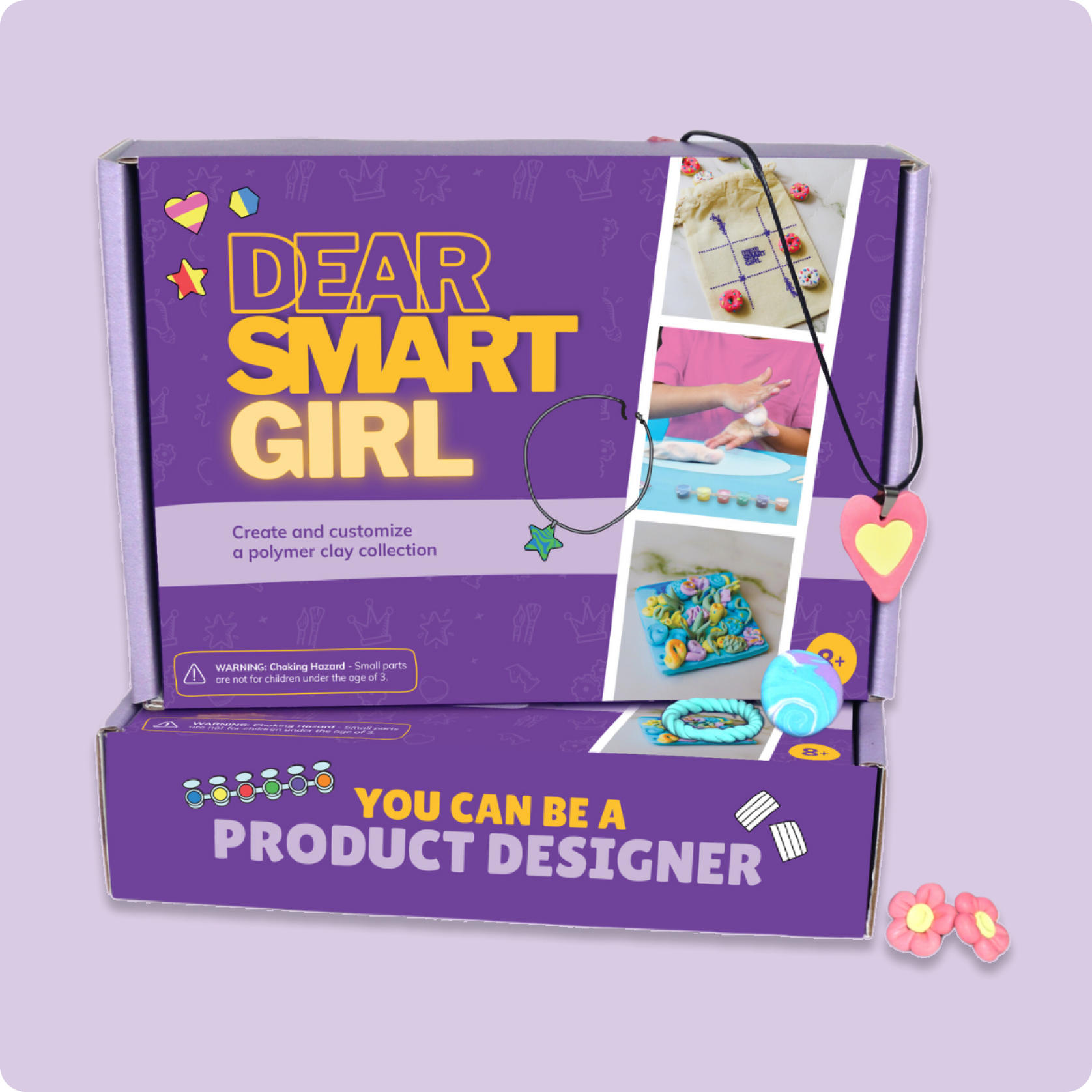 Dear Smart Girl Product Designer Kit – Brown Toy Box