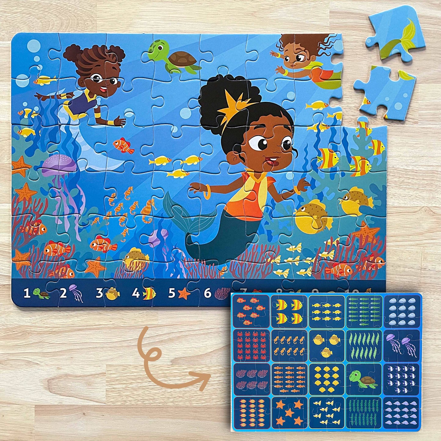 Mermaids Find & Count Puzzle