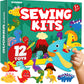 Craft Kits for Kids - 12 Dinos Sewing Kit