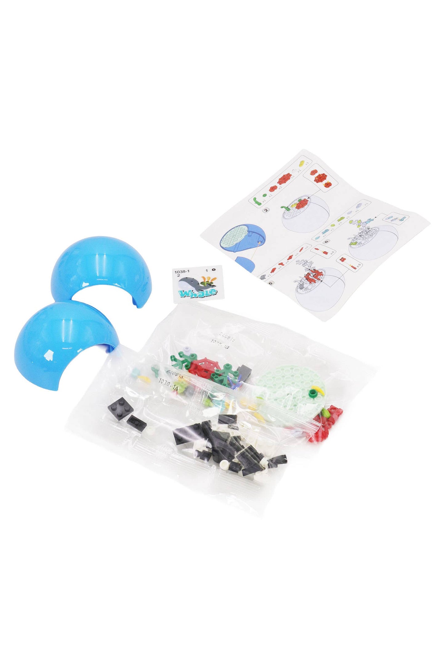 Marine Life Fishbowl Diy Building Block - 6 Pcs